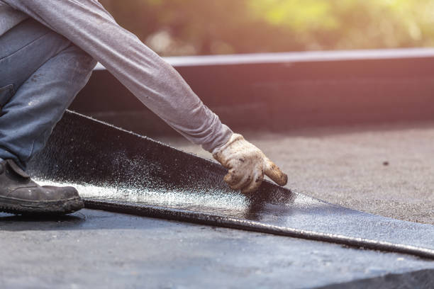 Professional Waterproofing technician working in Green Springs, OH
